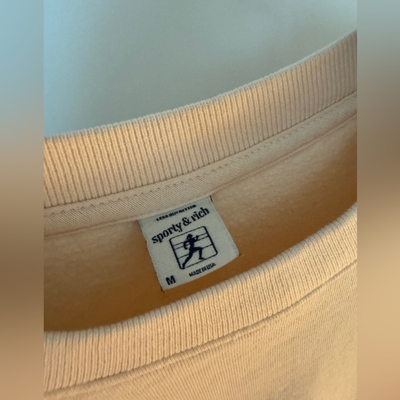 Sporty and Rich Pink Wellness Ivy Sweatshirts size M - Picture 5 of 6